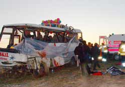 Aksaray yolunda kaza: 9 ölü