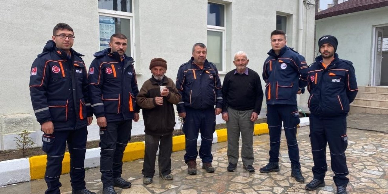 Kayıp şahsı AFAD buldu