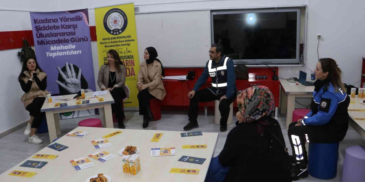 Kadına yönelik şiddete karşı mahalle toplantıları sürüyor