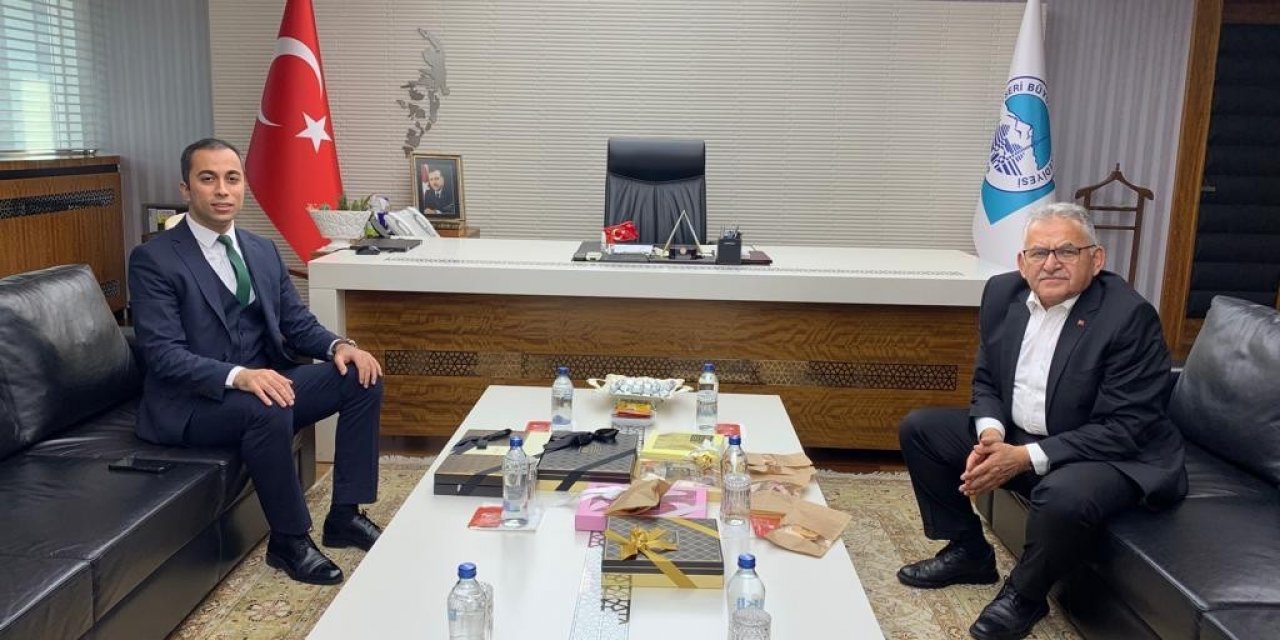 Kaymakam Güner’den Başkan Büyükkılıç’a teşekkür ziyareti