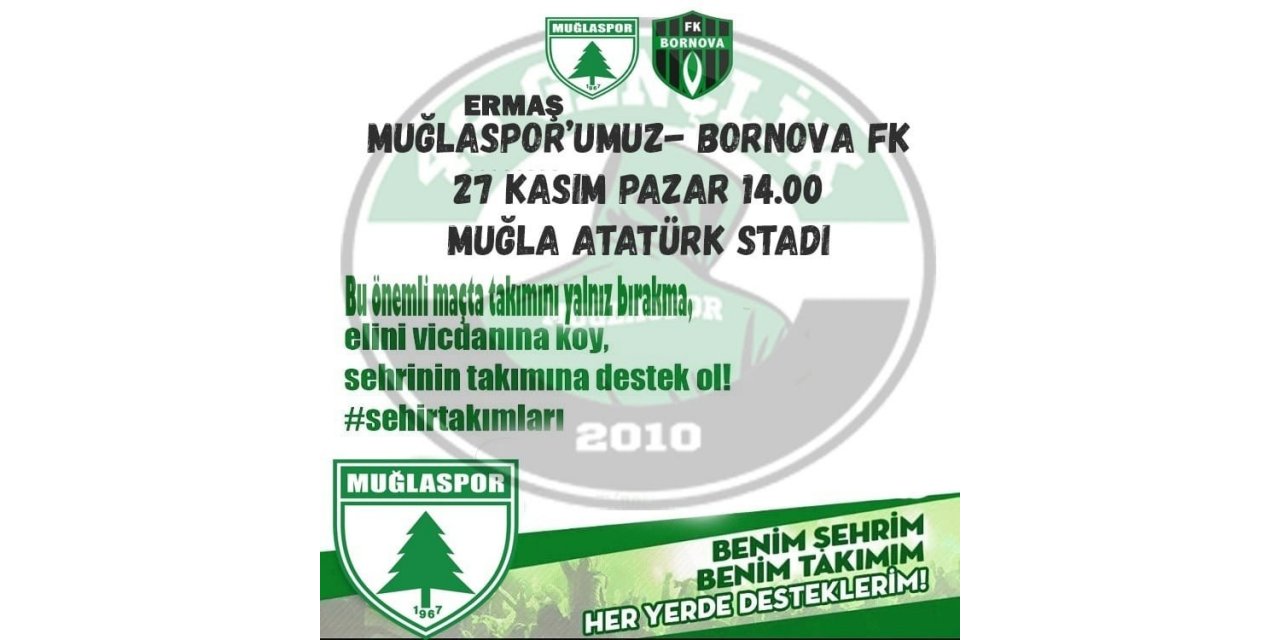Ermaş Muğlaspor, Bornova FK ile karşılaşacak