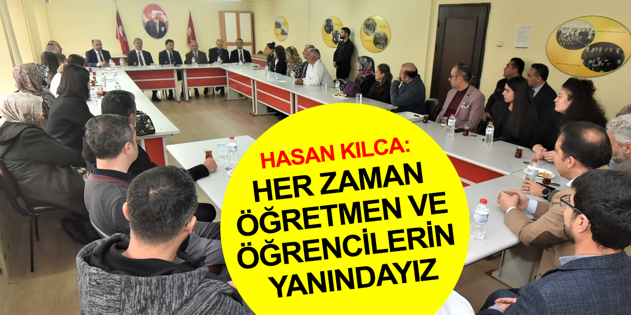 Konya haber! Başkan Hasan Kılca'dan öğretmenlere 24 Kasım ziyareti