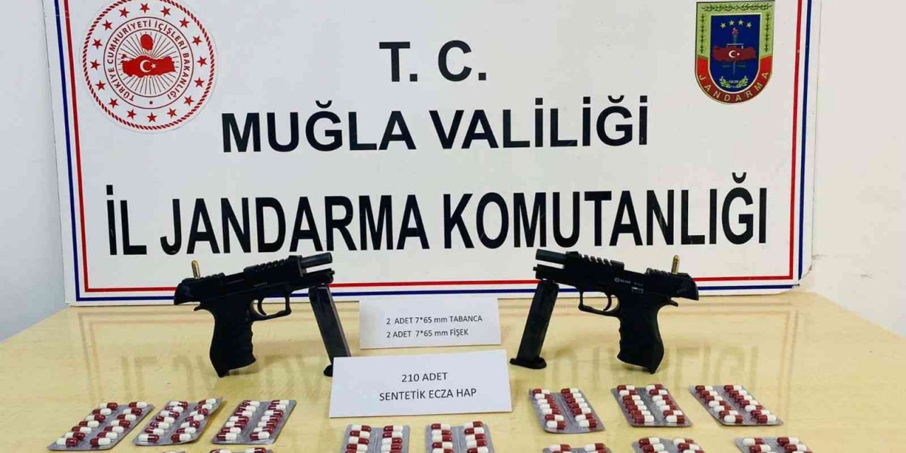 Yol kontrolünde sentetik hap ele geçirildi