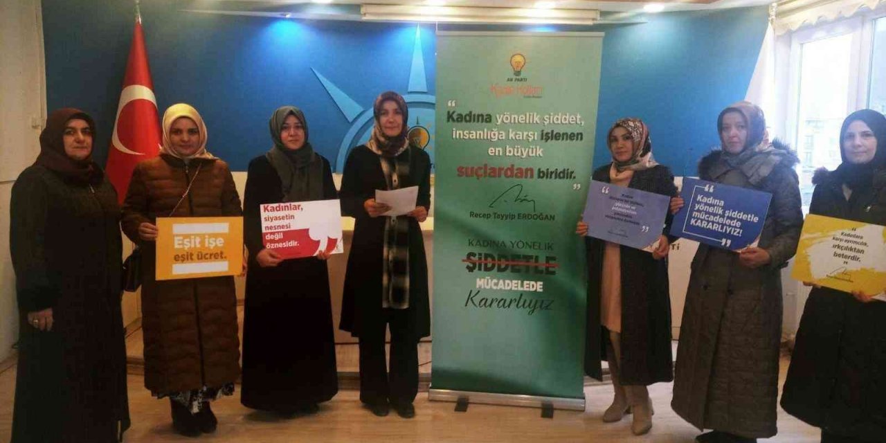 Bayburt’ta kadına yönelik şiddete karşı basın açıklaması yapıldı