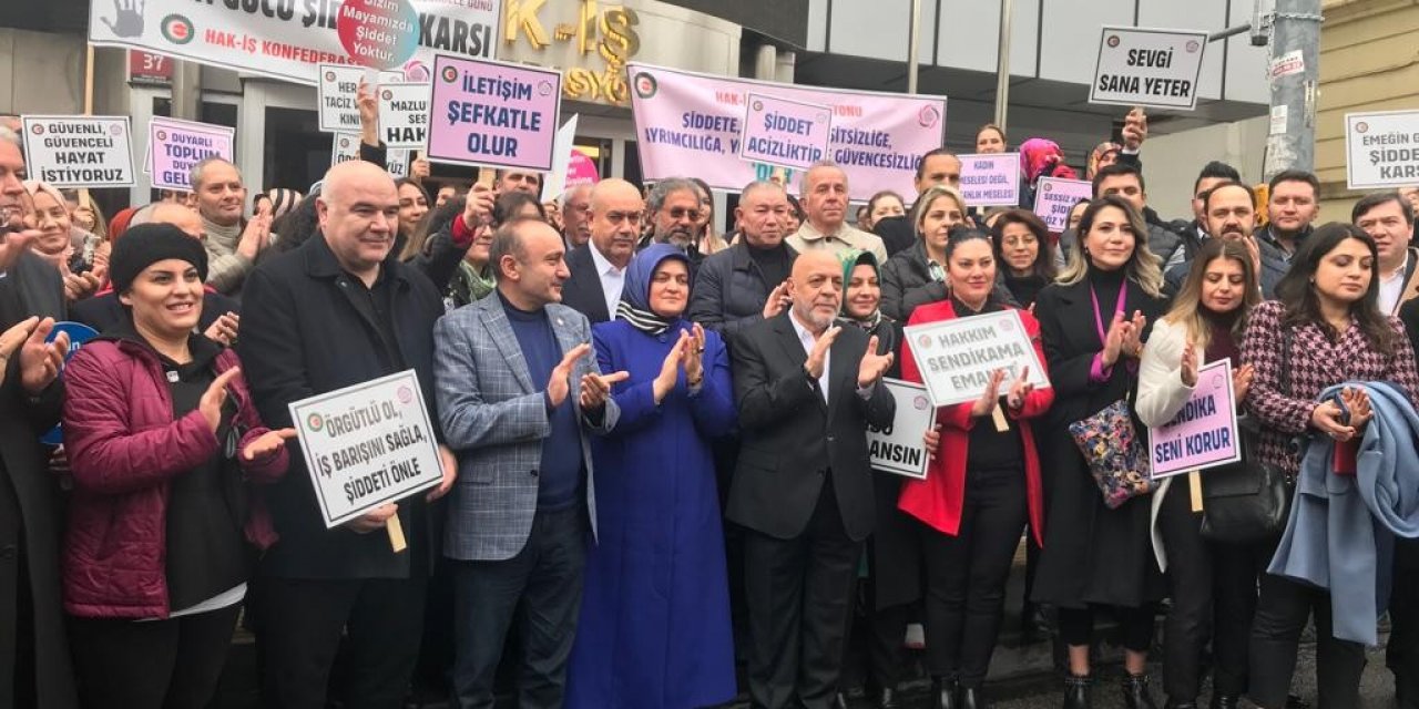 HAK-İŞ Genel Başkanı Arslan: “Sorunların çözümünü bir cinsiyete terk edemeyiz”