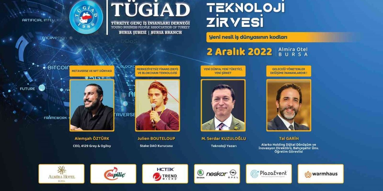 TÜGİAD Bursa Şubesi ’Teknoloji zirvesi’ düzenliyor
