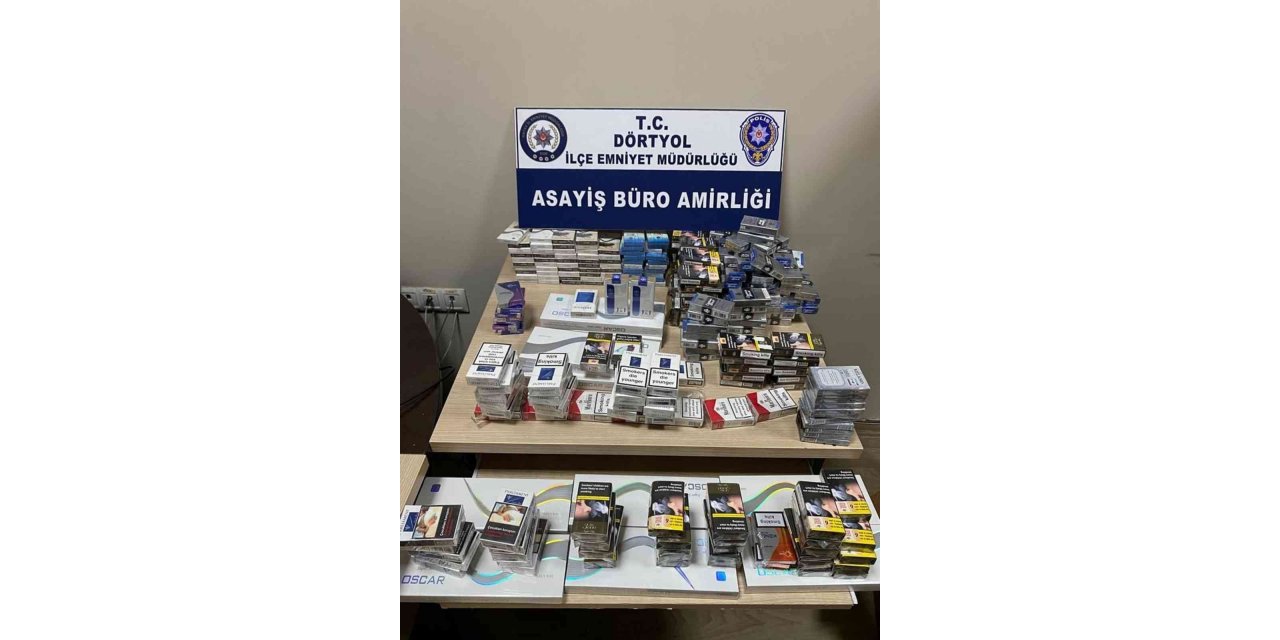 Hatay’da kaçak sigara operasyonu