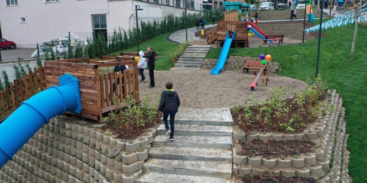 Kurtuluş Mahallesi’ne bir park daha kazandırıldı