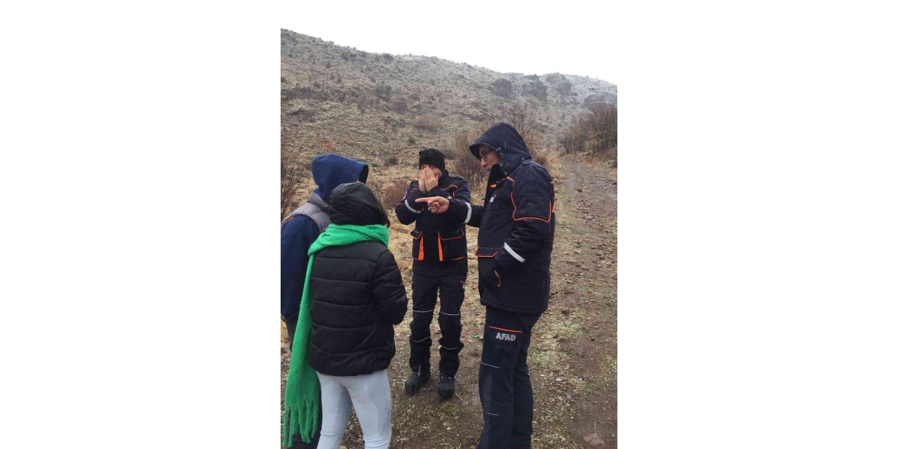 Yürüyüş yaparken kayboldular