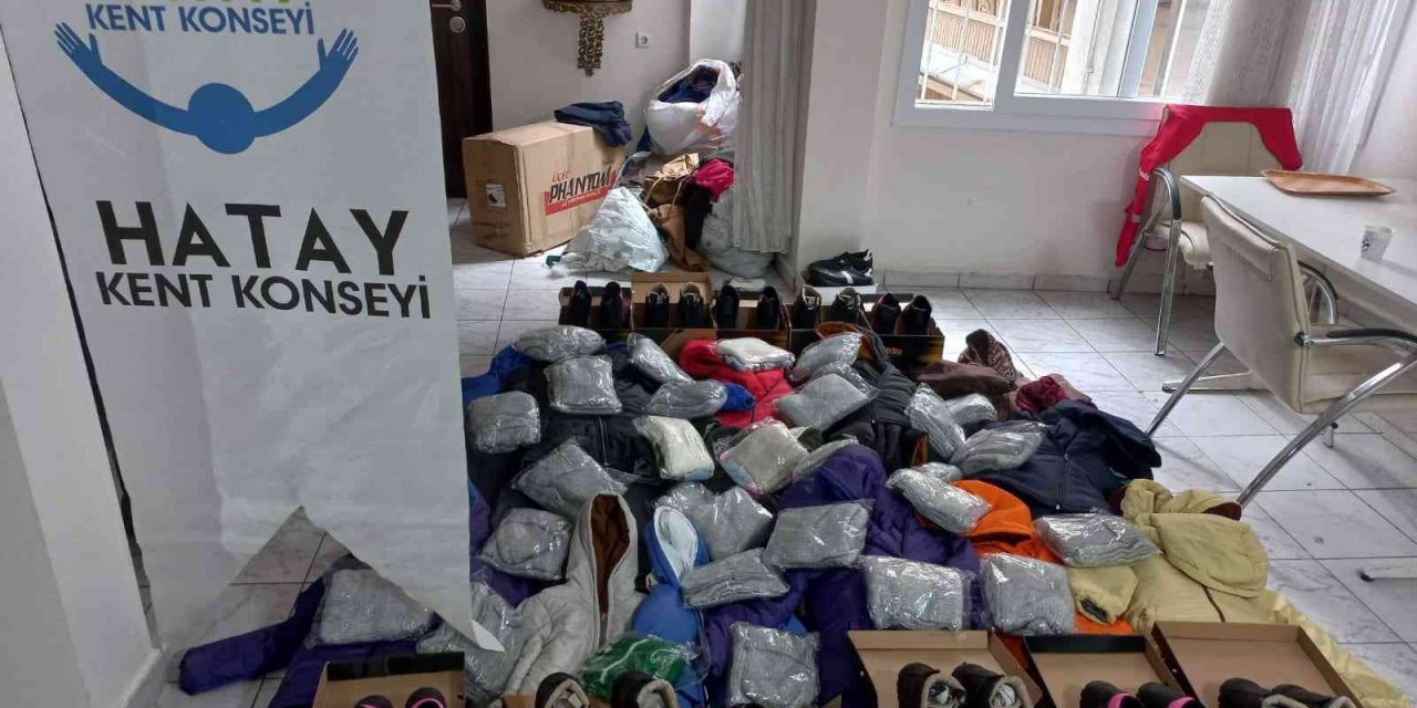 Hatay’da 50 öğrenciye giysi yardımı