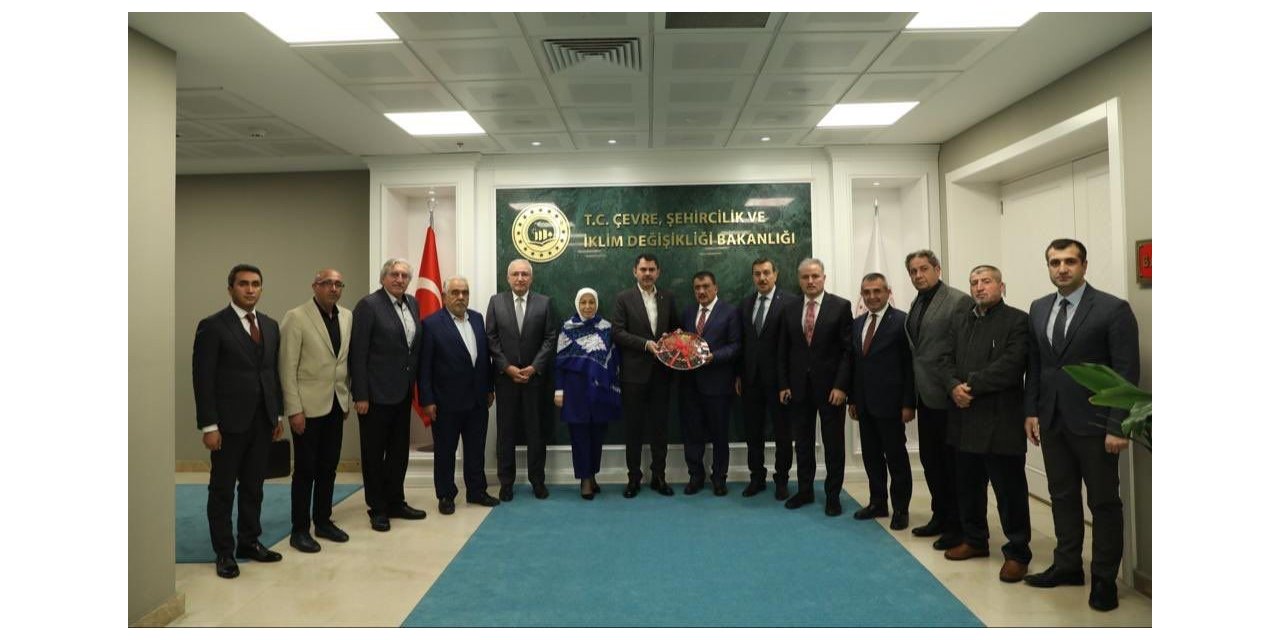 Başkan Gürkan ve AK Parti heyeti, Bakan Kurum ile bir araya geldi