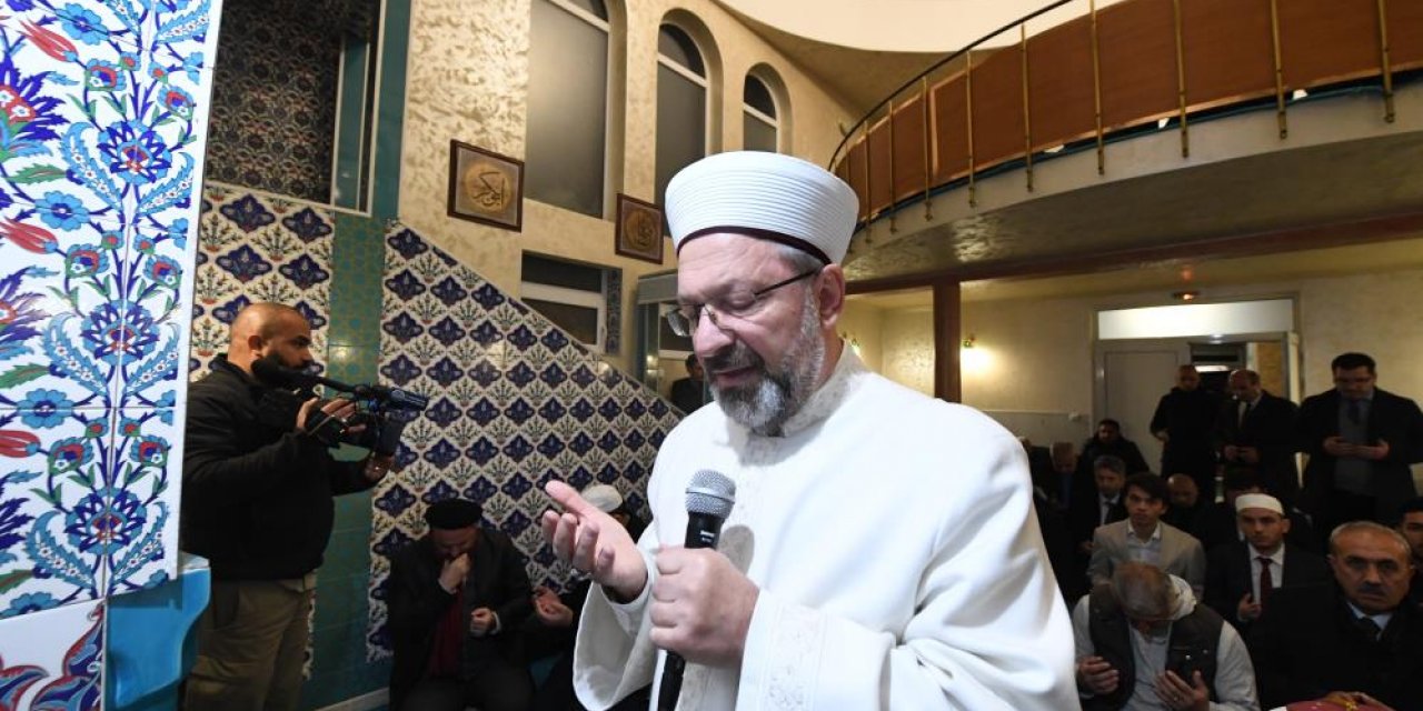 Diyanet İşleri Başkanı Erbaş, Varnalı Müslümanlarla bir araya geldi