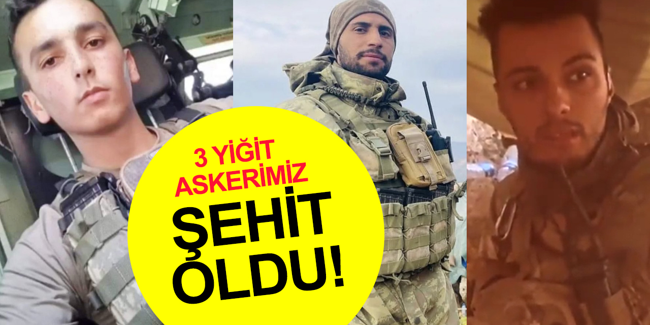Pençe-Kilit operasyon bölgesinden acı haber! 3 askerimiz şehit oldu