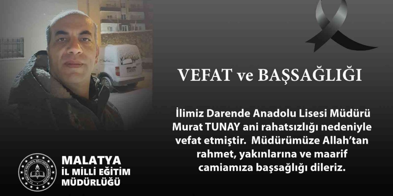 Okul Müdürü Tunay kalbine yenildi