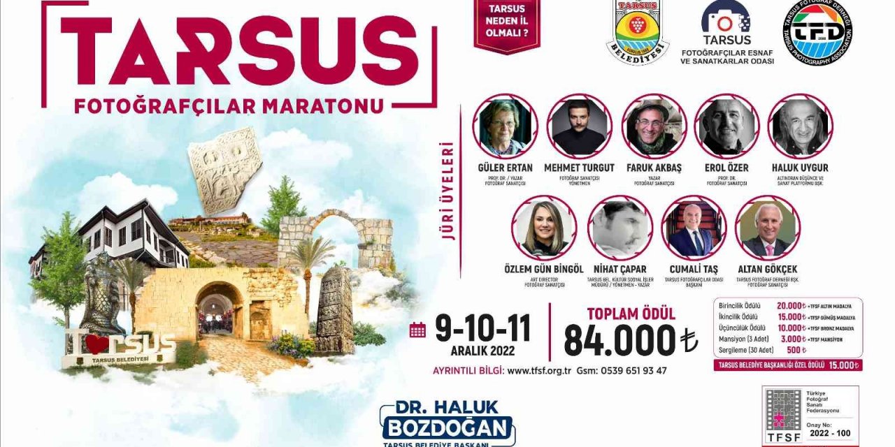 ’Tarsus neden il olmalı?’ konulu fotoğrafçılar maratonu başlıyor