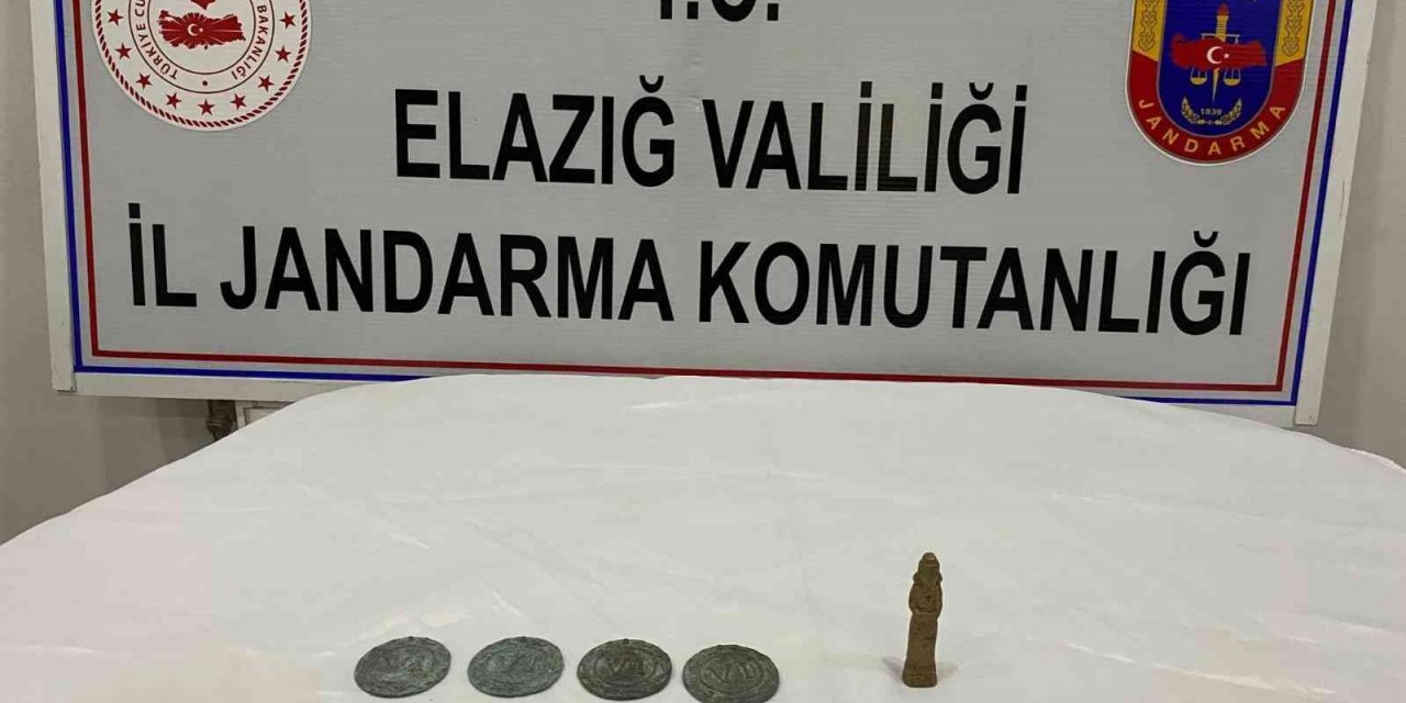 Elazığ’da tarihi eser kaçakçılarına operasyon