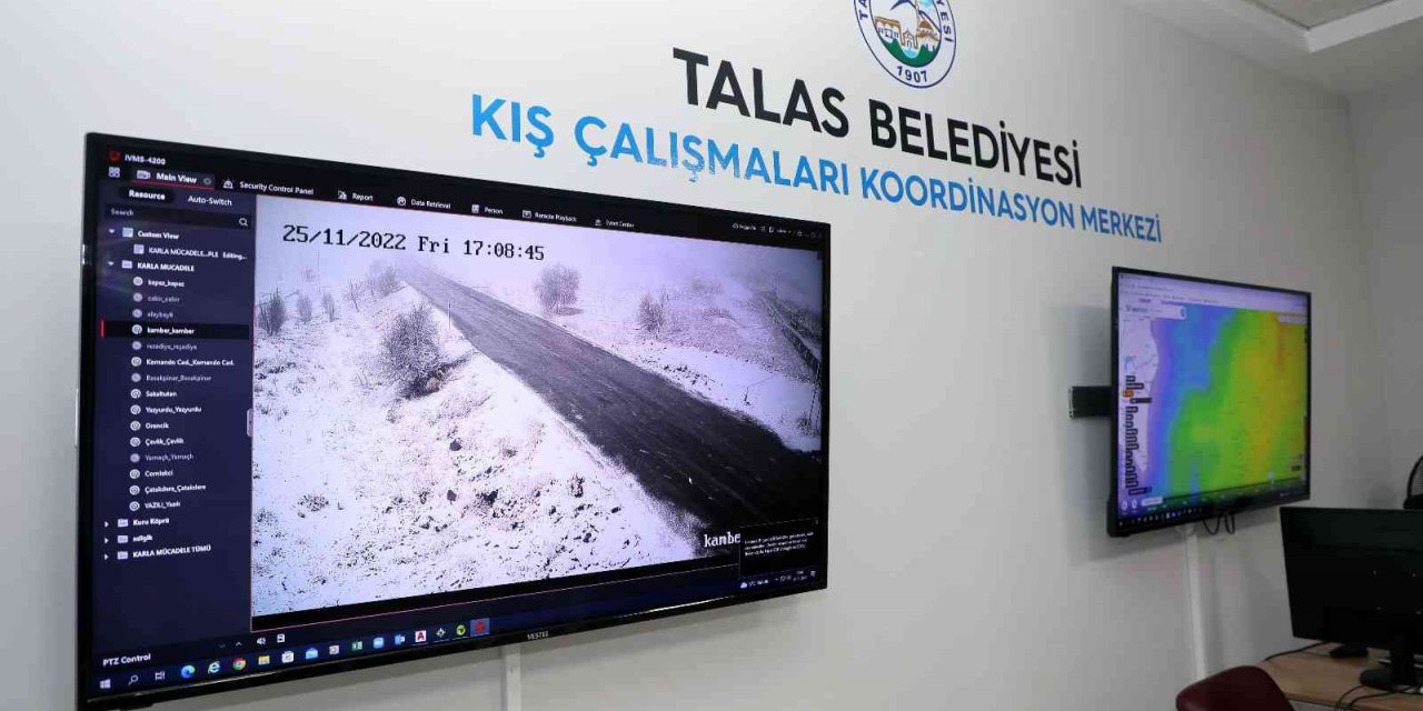 Talas kara kışa hazır