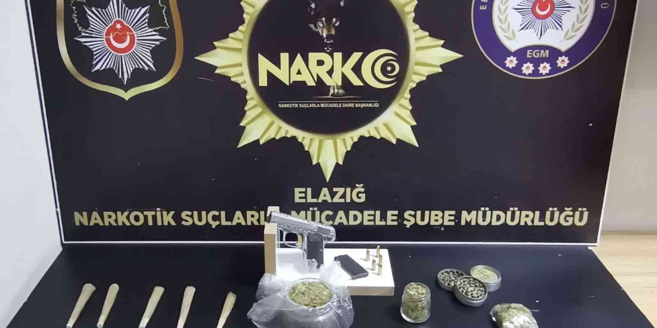 Elazığ’da 36 kilo esrar ele geçirildi: 3 tutuklama