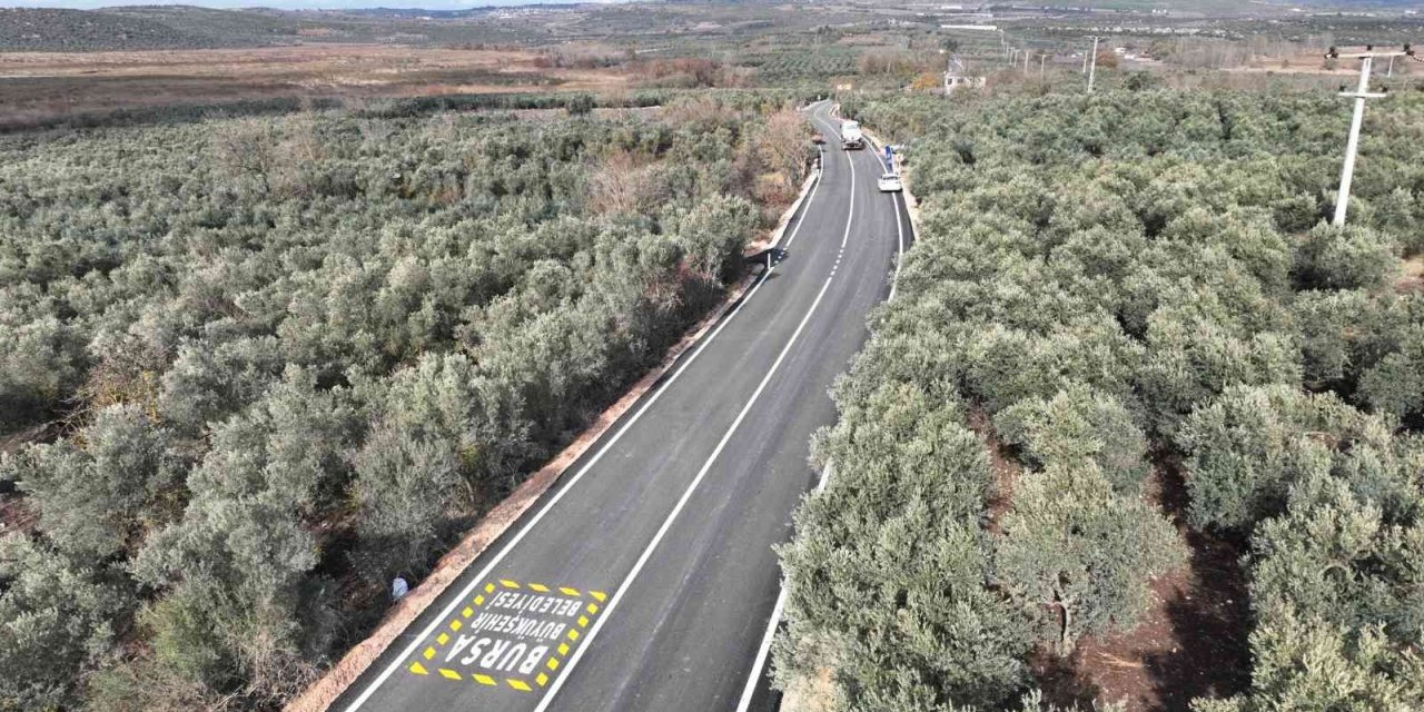 Gölyazı yolu sil baştan yenilendi