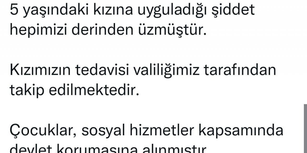 Gaziantep’te 5 yaşındaki kızına işkence eden zihinsel engelli anne tutuklandı