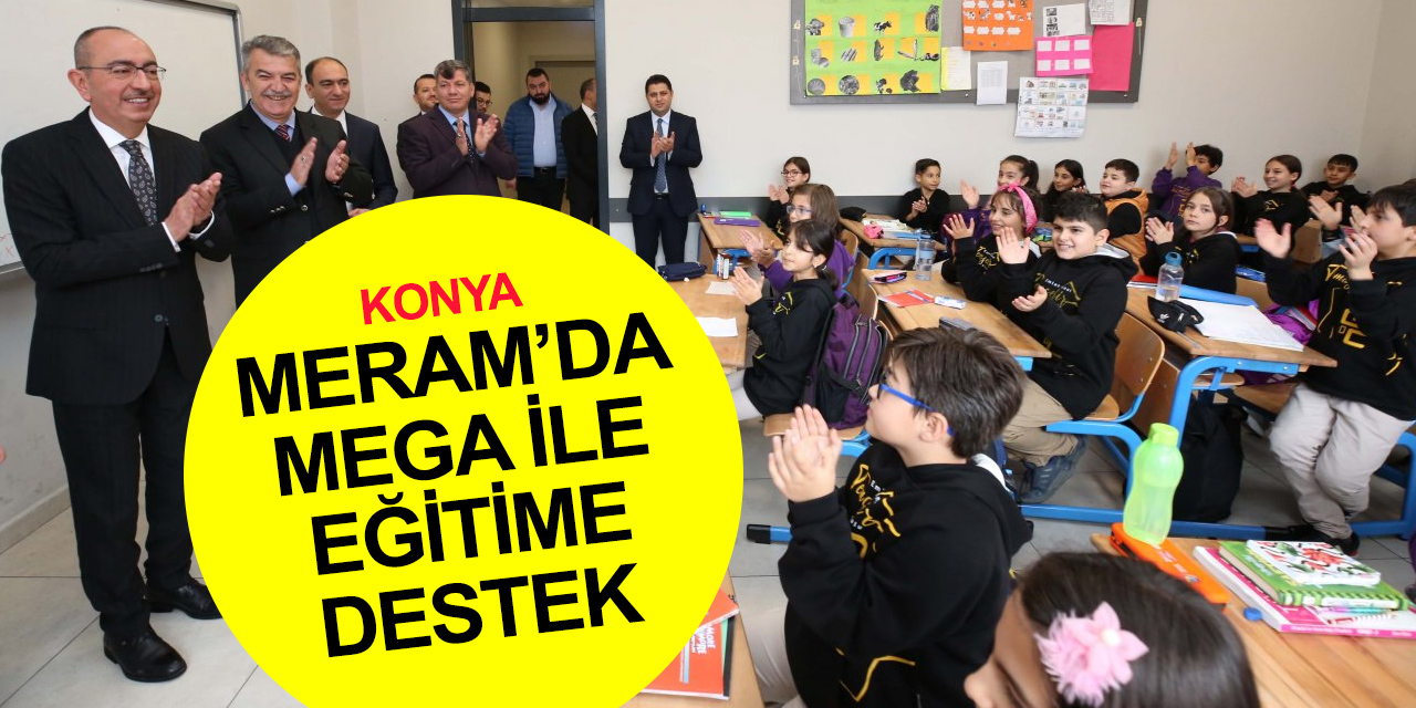 Konya Meram’da MEGA ile eğitime destek! Bizim Çocuk ve Bilim Kurdu Dergileri öğrencilerle buluştu