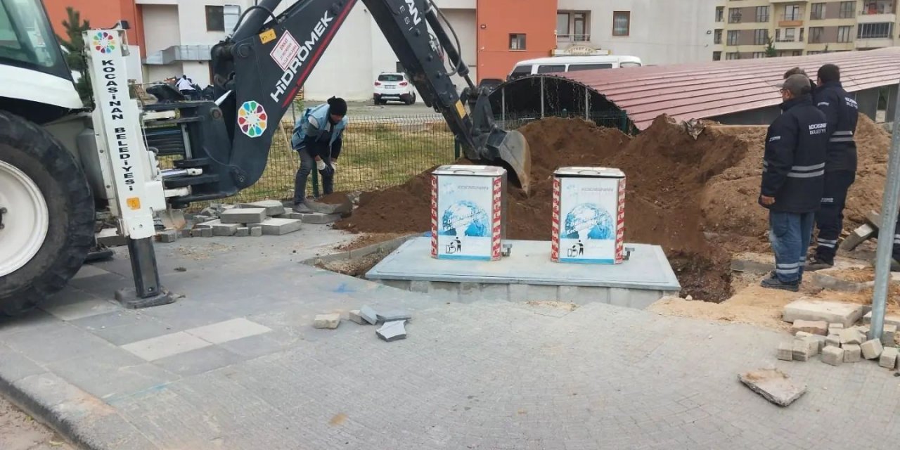 Kocasinan Belediyesi Çevre Dostu Yeraltı Konteyner Sayısını Artırıyor