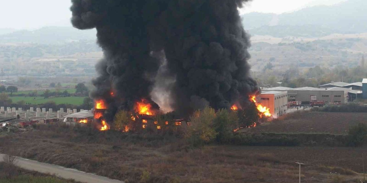 Denizli’de kimya fabrikasında yangın