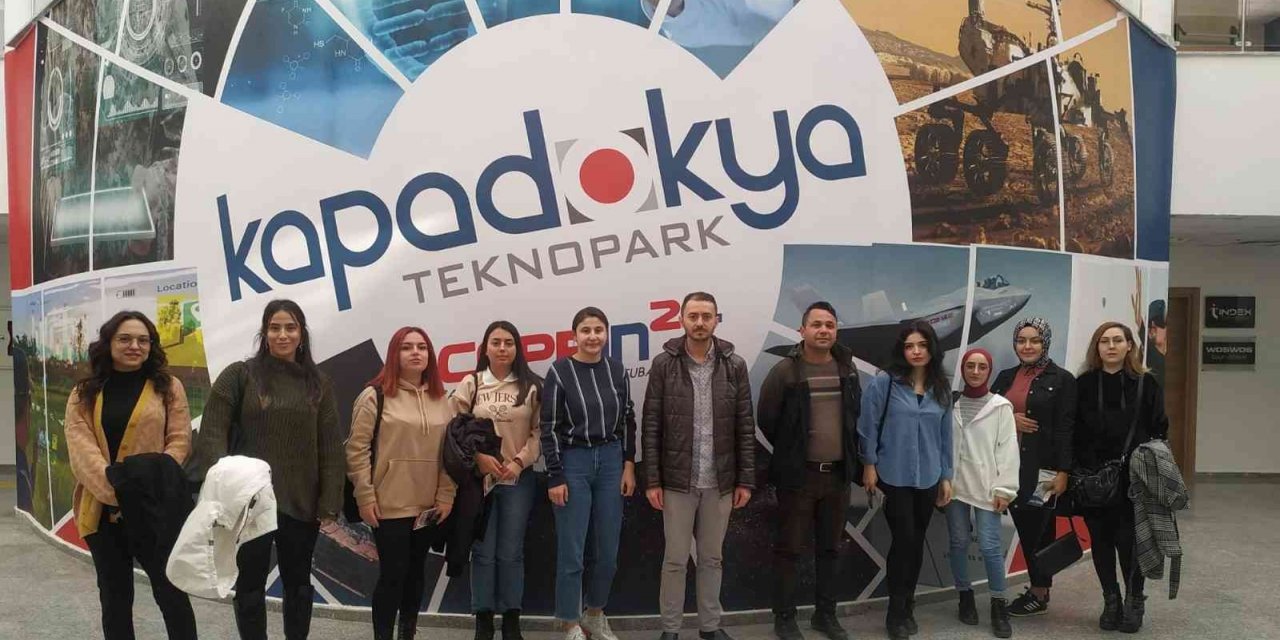 NEVÜ öğrencileri Kapadokya Teknopark’ı ziyaret etti