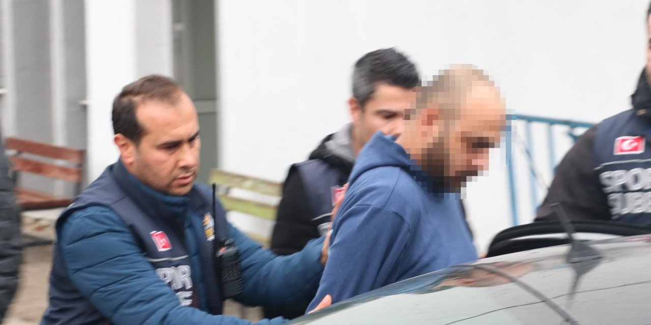 Altay kalecisine korner direğiyle vuran saldırgan adliyeye sevk edildi