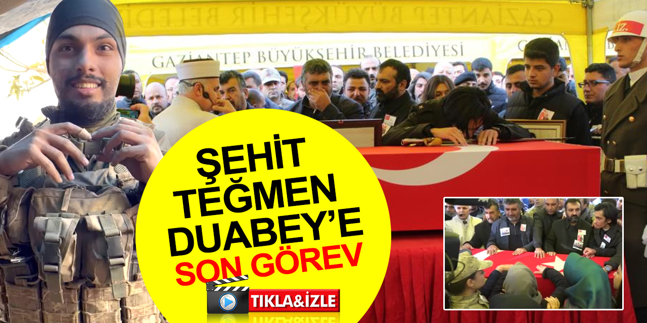 Şehit Teğmen Duabey Onur Öztürkmen'ne son görev! Şehit kardeşinden 'ağlamayın' çıkışı