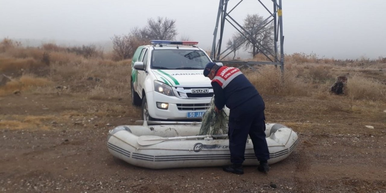 Kaçak  avlanan şahıs yakalandı