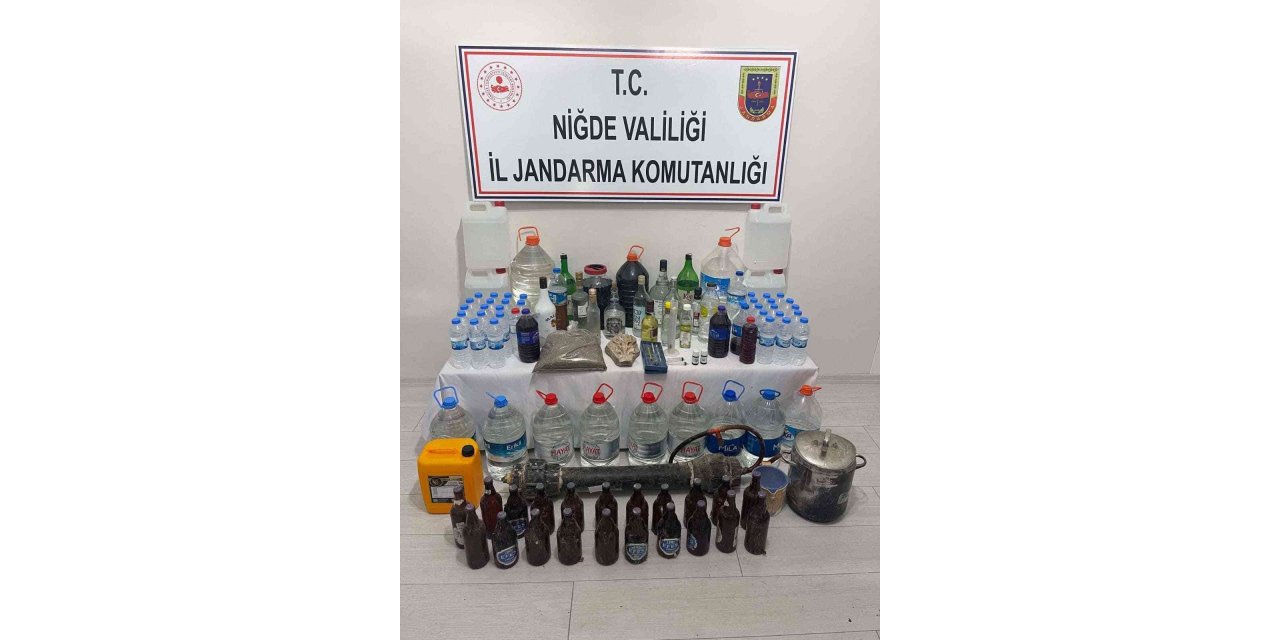 Niğde’de kaçak içki operasyonu: 6 gözaltı