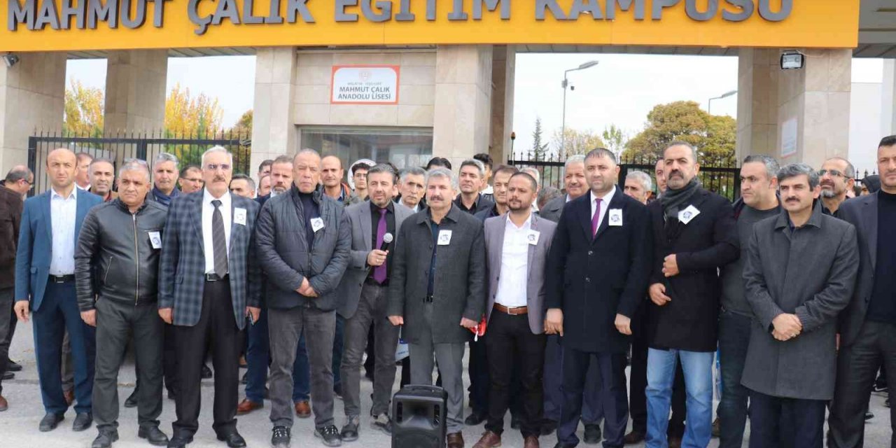 Malatya’da öğretmene yapılan şiddete kınama