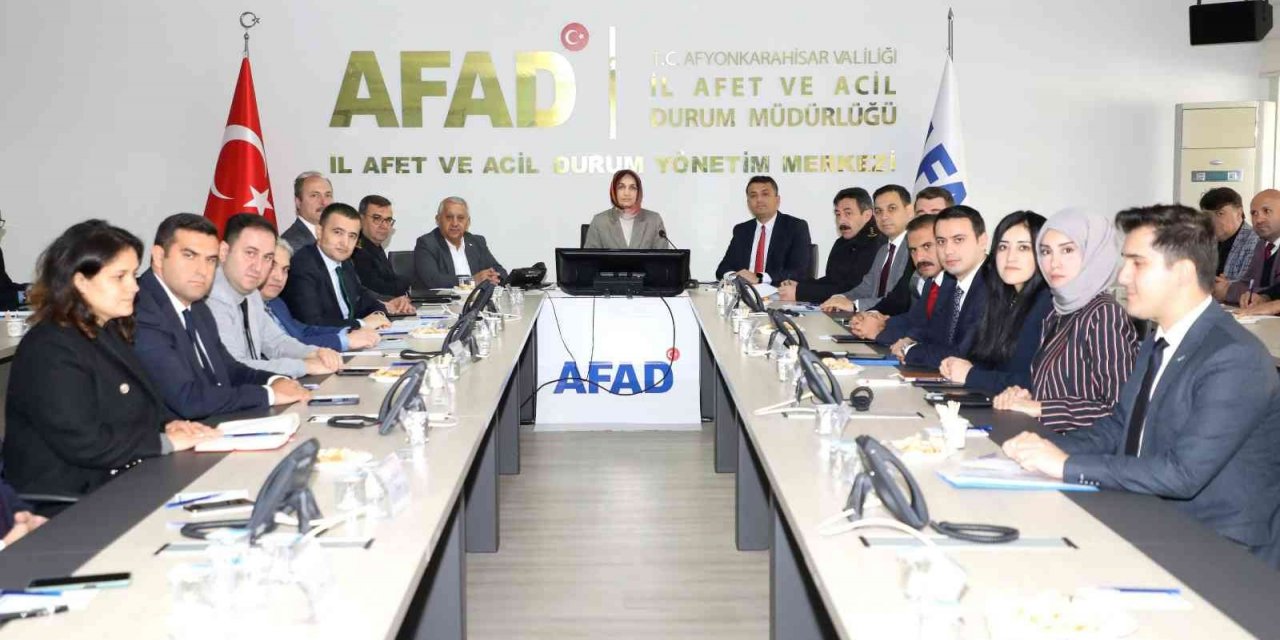Afyonkarahisar’da kış tedbirleri toplantısı