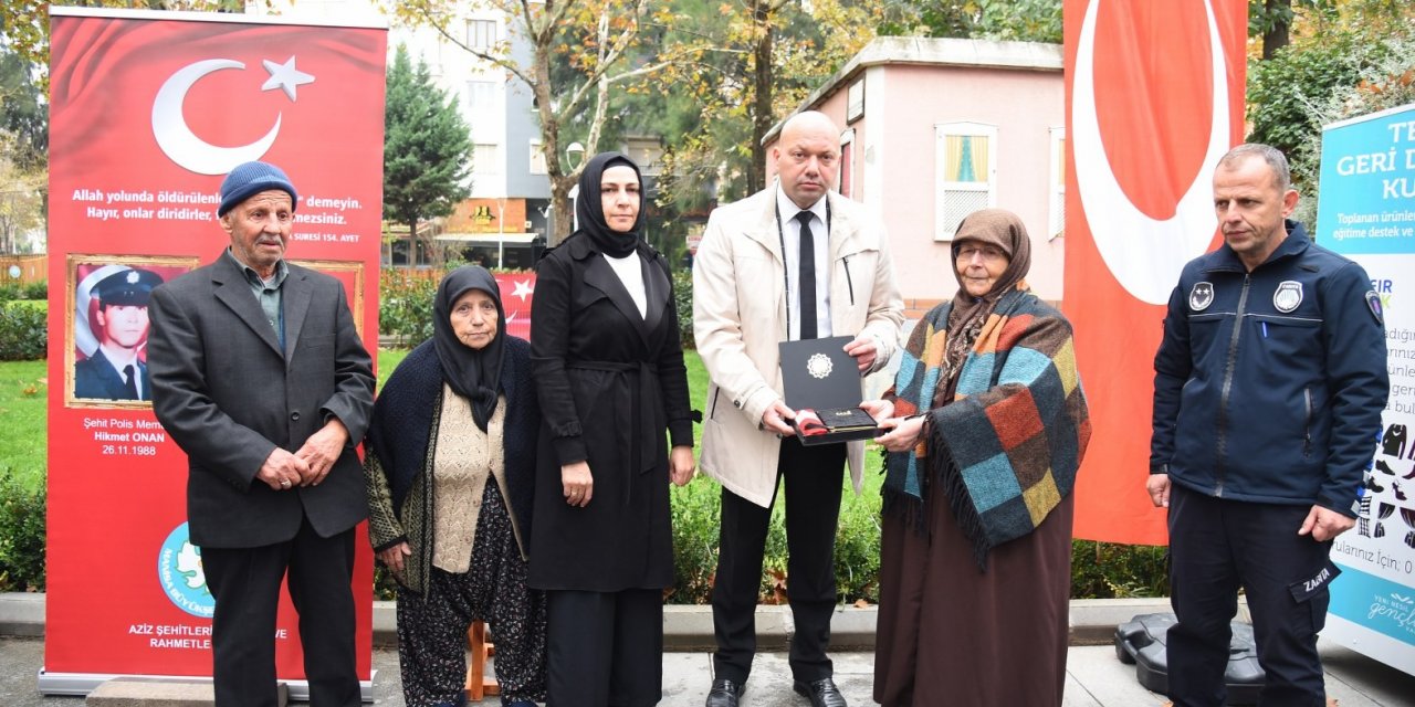 Şehit polisler Onan ve Akoral, rahmetle anıldı