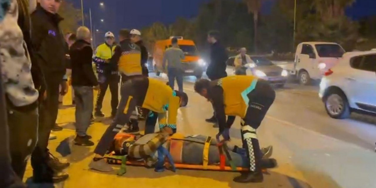 Gazipaşa’da motosiklet kazası: 1 yaralı