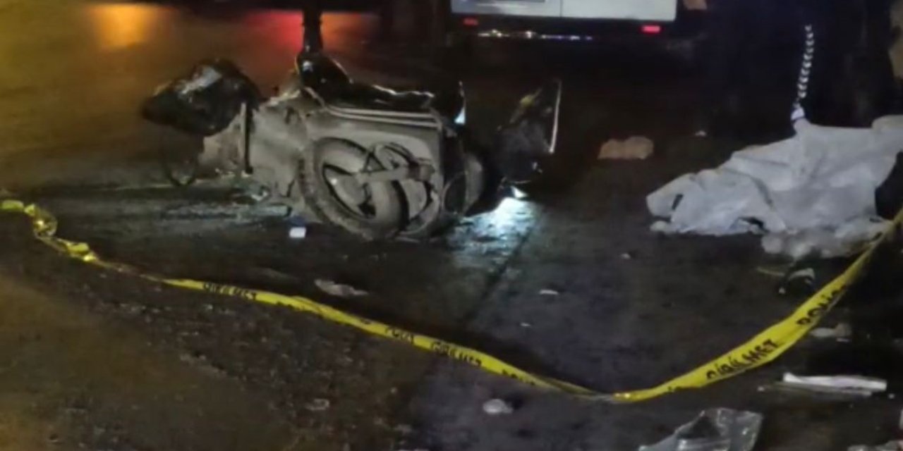 Ankara’da yola dökülen küspe nedeniyle bariyerlere çarpan moto kurye Hasan Önal hayatını kaybetti