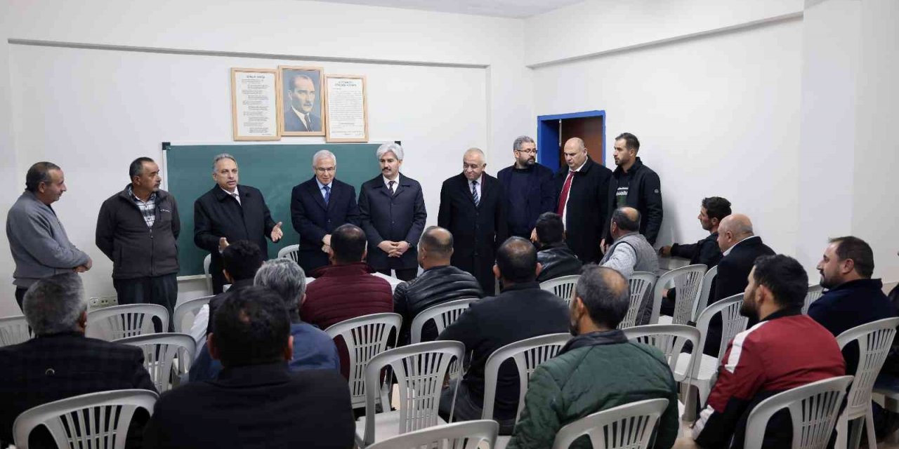 Talas kırsalında kasaplık kursu