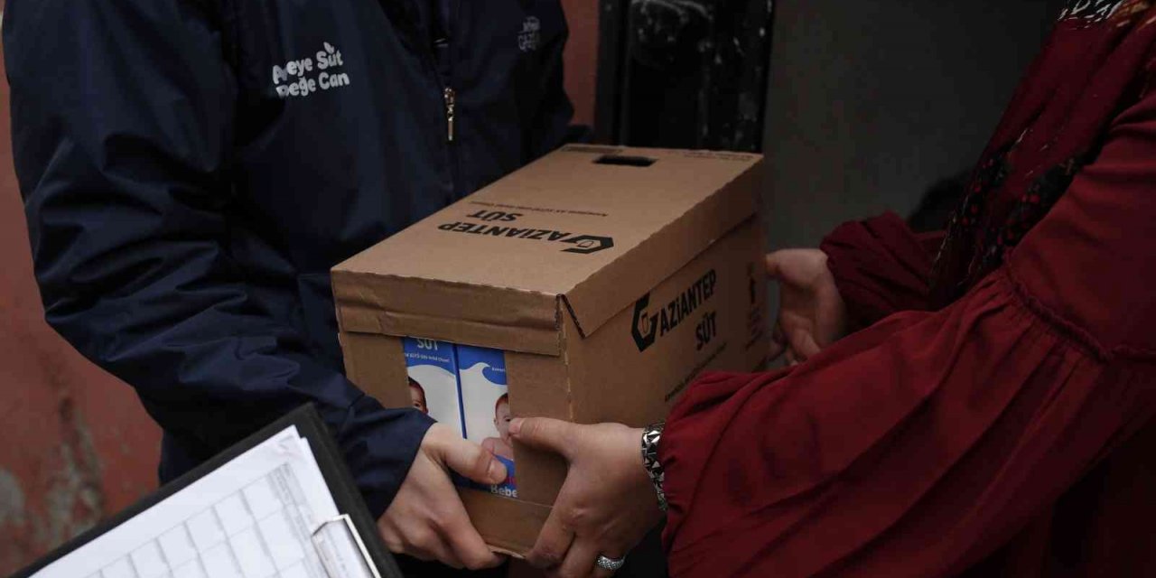 Gaziantep’te 95 bin anne adayına 4 milyon litreyi aşkın süt dağıtıldı