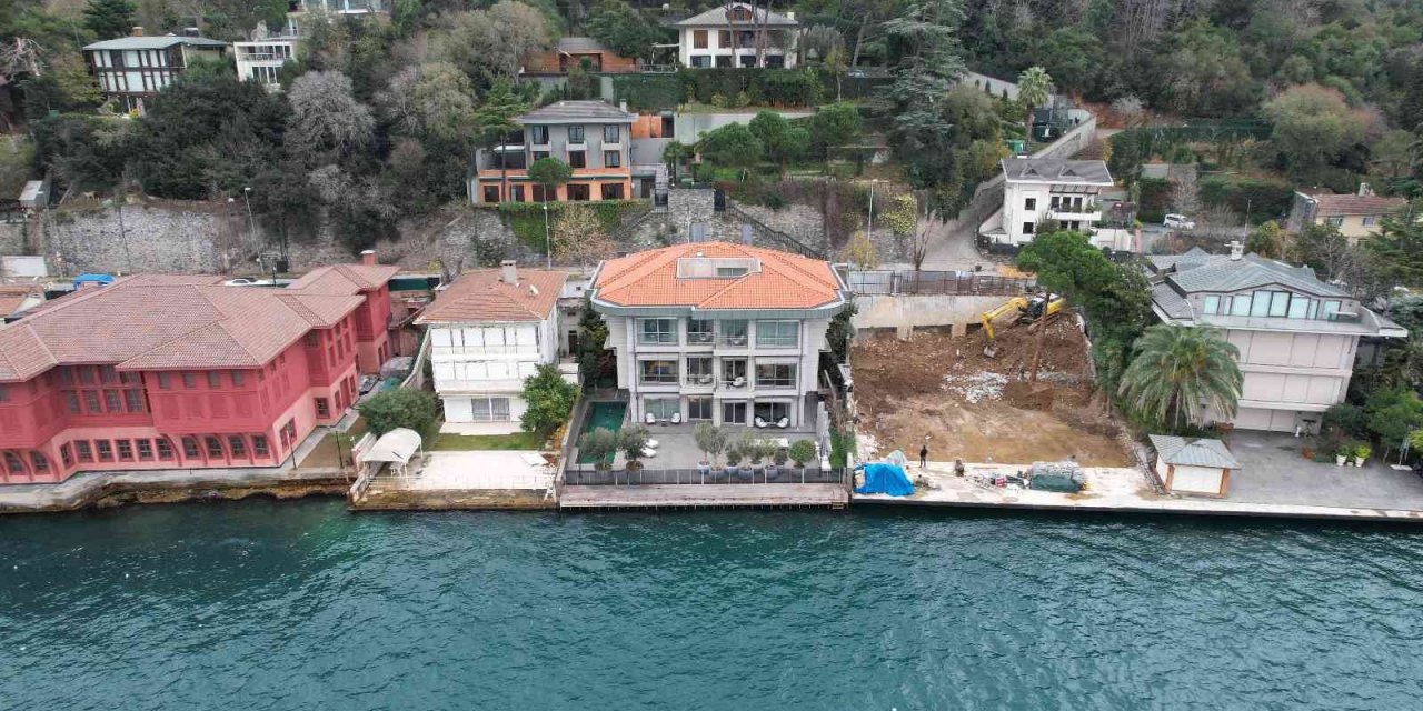 Abramoviç’in Beykoz’da kiraladığı yalı havadan görüntülendi