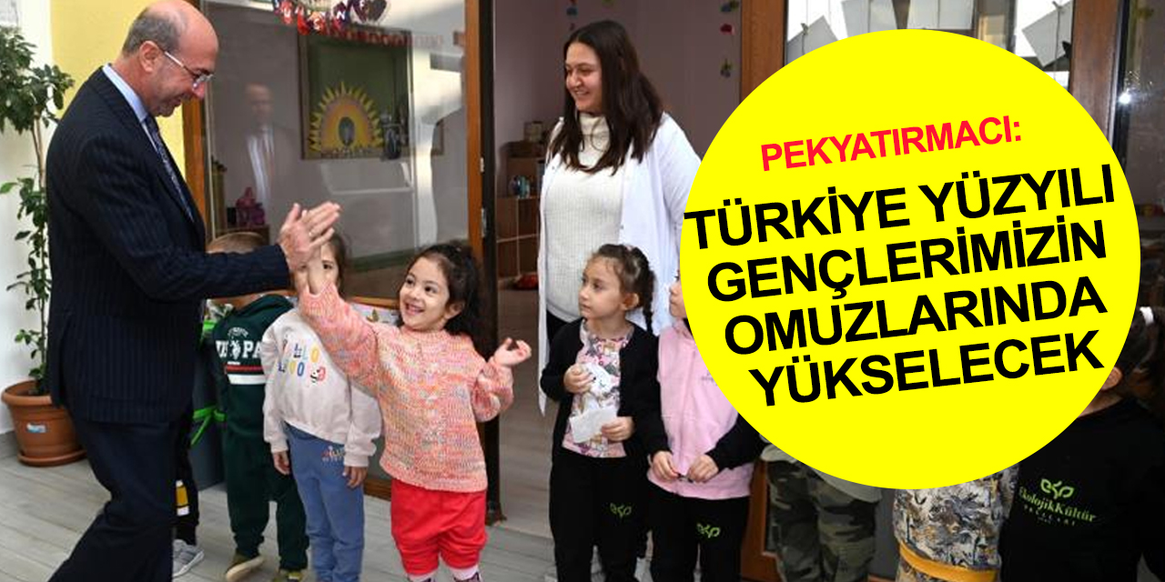 Konya haber! Başkan Pekyatırmacı'dan okul ziyaretinde Türkiye Yüzyılı açıklaması