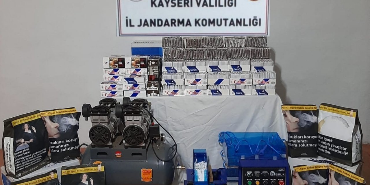 Ekiplerden tütün kaçakçılarına operasyon