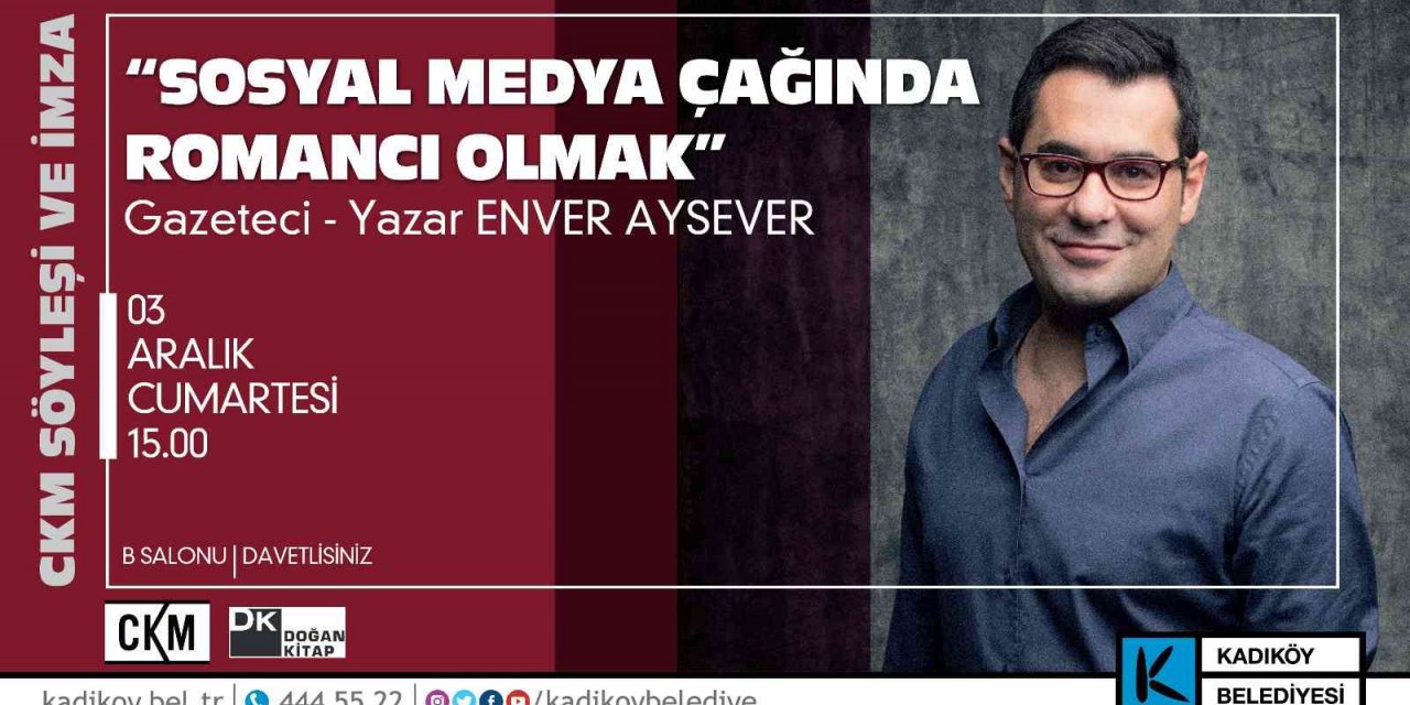 ‘Sosyal Medya Çağında Romancı Olmak’ söyleşisi CKM’de