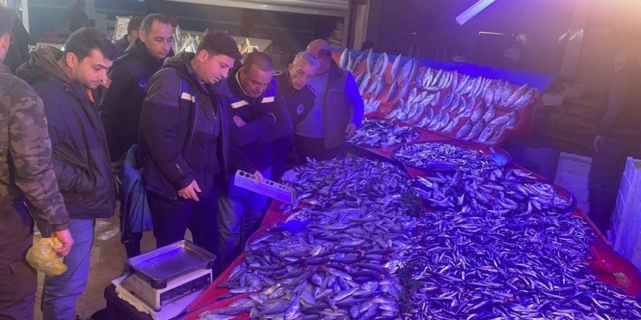Balık satış yerlerine denetim yapıldı