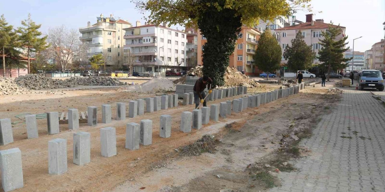 Karaman Belediyesinin alt yapı ve üst yapı çalışmaları devam ediyor