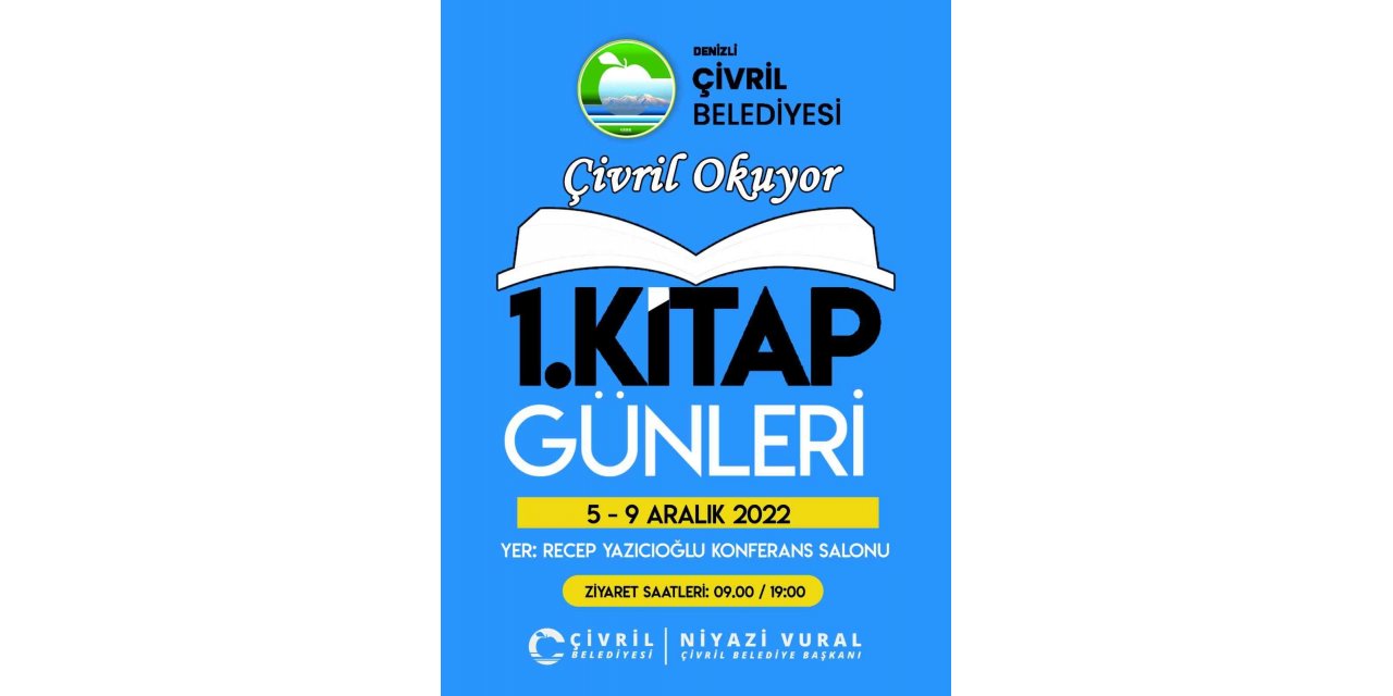 Çivril’de 1. Kitap Günleri başlıyor