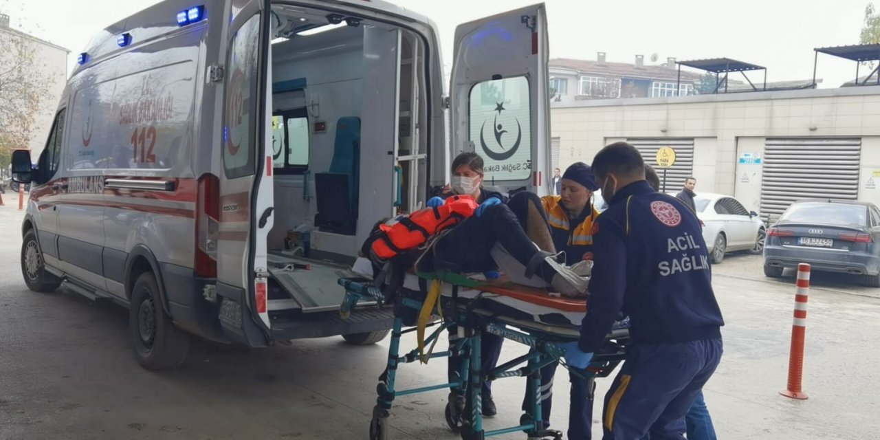 Fabrika inşaatından düşen işçi ağır yaralandı