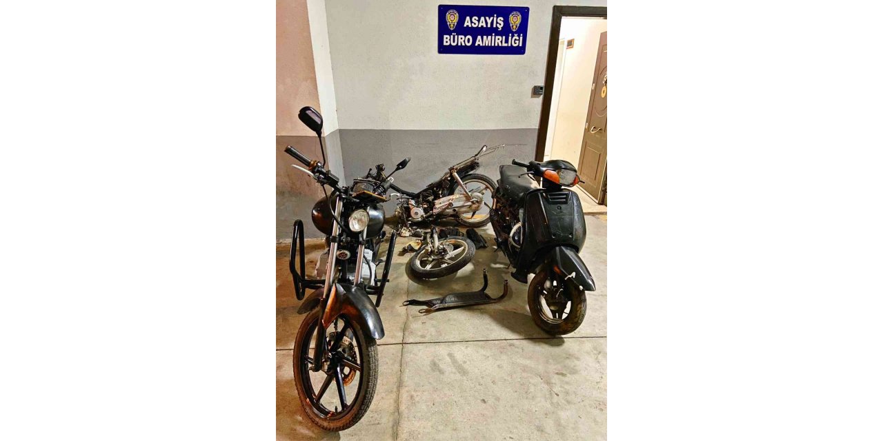 Motosiklet hırsızı oto galerici yakalandı