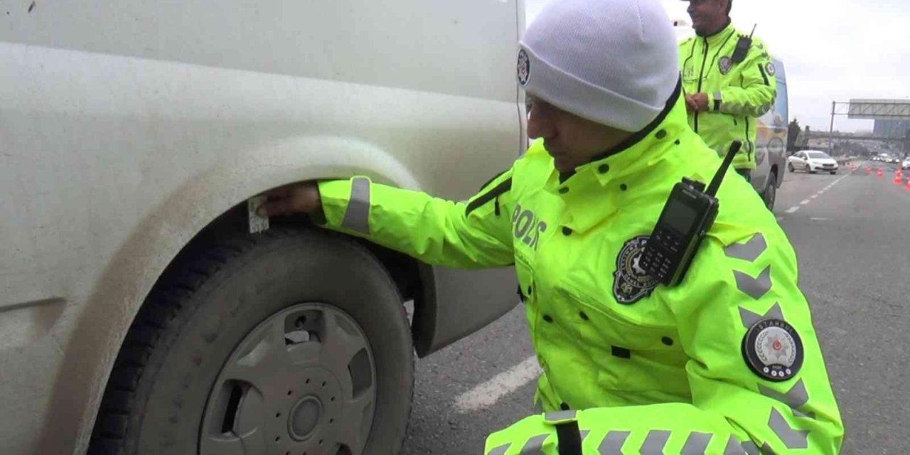 Silivri’de kış lastiği uygulaması