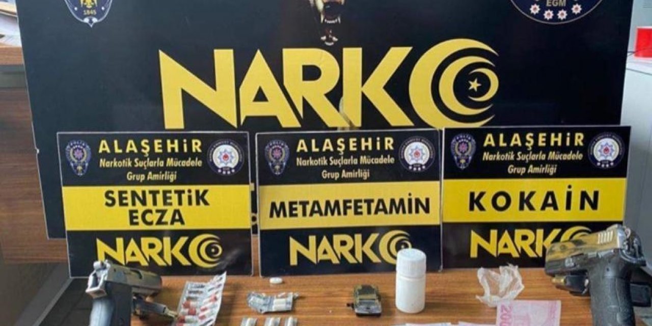 Alaşehir’de uyuşturucu operasyonu